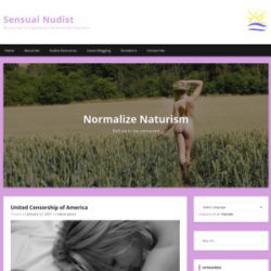 Sensual nudist